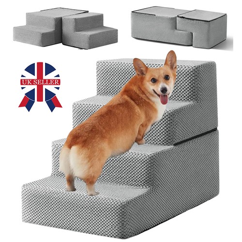 Dog stairs pet steps - 4, bed