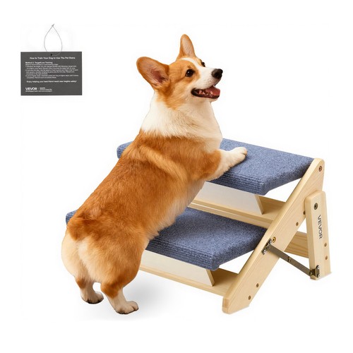 Vevor step wood pet stairs - vevor,