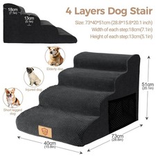 4 Steps Dog Stairs Pet Steps