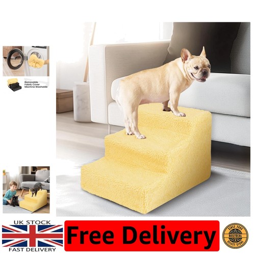 Sturdy step pet stairs - 3-step, for