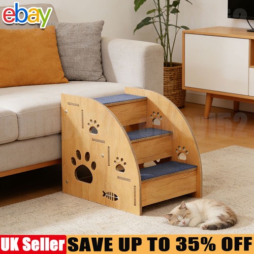Steps wooden pet ramp - steps,