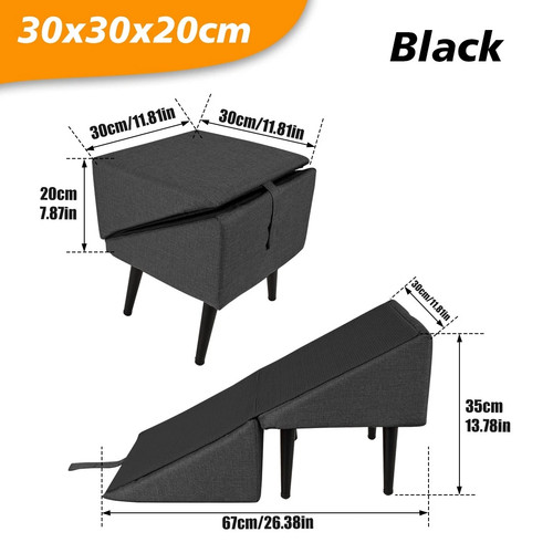 Foldable dog steps ramp - in,
