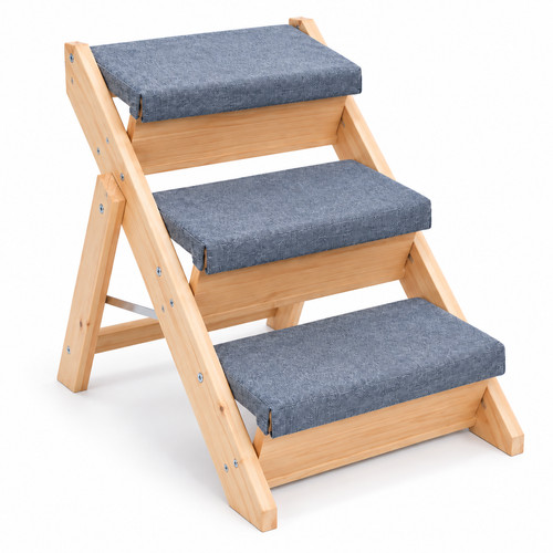 Step wooden dog - 3-step,