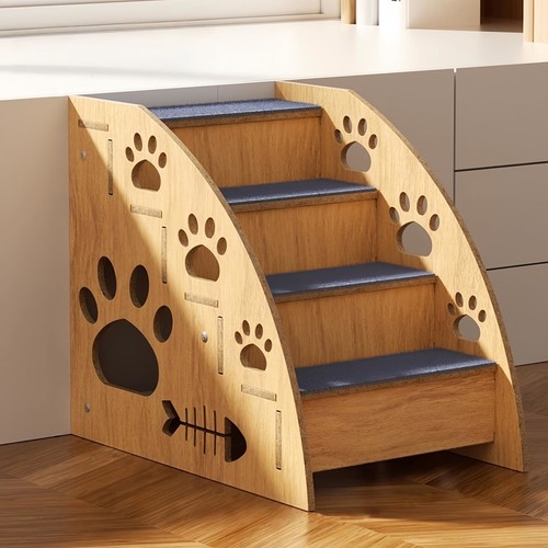Steps pet ramp wooden dog - steps,