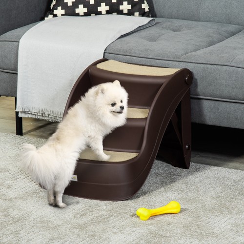 Pawhut foldable pet stairs - stairs, 3
