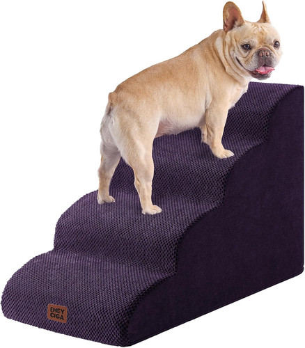 Curved dog steps for - curved,