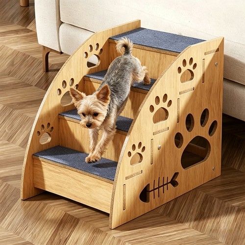 Step pet stairs for - 4-step,