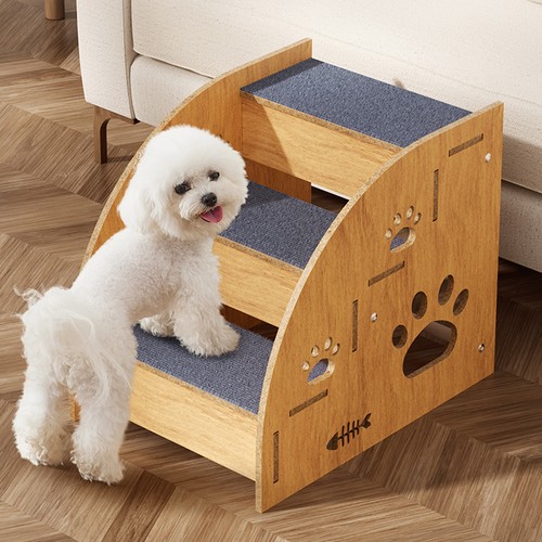 Steps dog ramp wooden - dog,