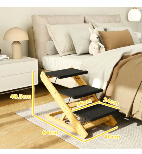 Pawhut adjustable step - adjustable, 3-step